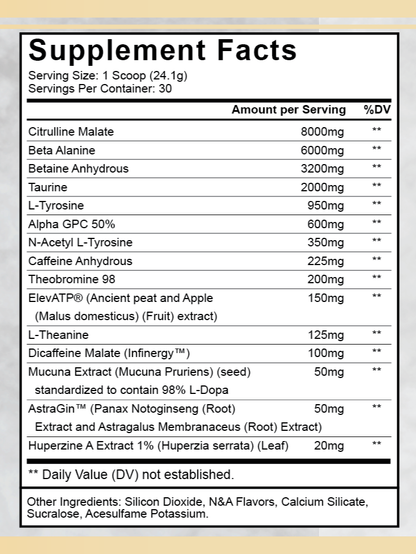 Eternal Legacy Pre-Workout